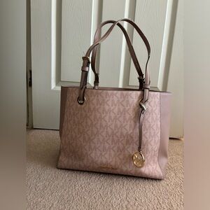 Michael Kors pink tote bag (used!)